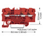 Reihenklemme 0,5-6qmm 1Etage 3kl rt 32A TS35 Hutschiene TH35