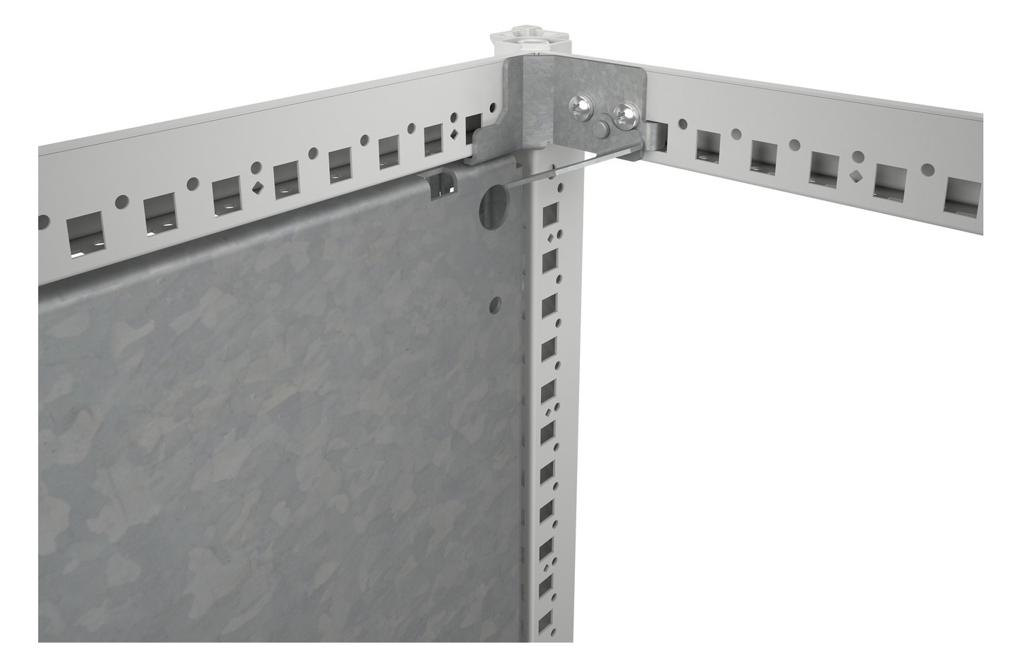 Standschrank ST IP55 B1200xH1800xT400mm m.MPL pulverbesch RAL7035 Koppelbar