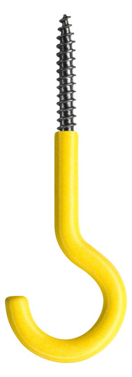 Schraubhaken Ø3,5x60mm ST f/vz 20mm 50N Ø20mm Kunststoffummantelt 40mm