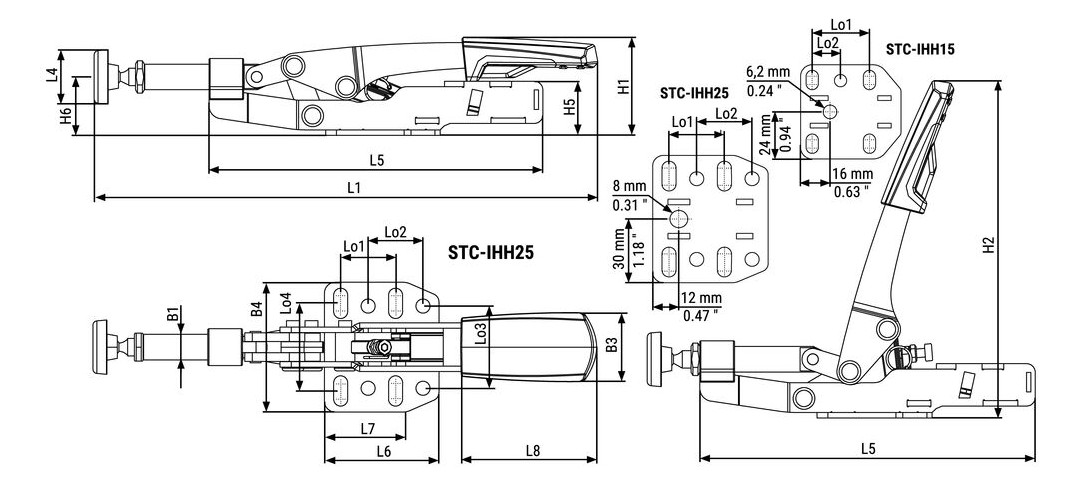 Bild Schubstangenspanner STC-IHH-SB/25 - BESSEY-17