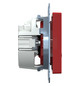Steckdose 1f rubrt glz System M UP m.BS IP20 rubinrot