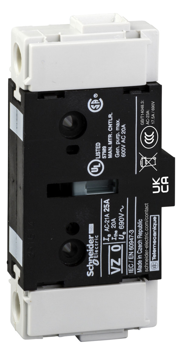 Hilfsschalterblock 1S Seitenanb 80A/AC Schraub