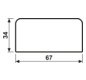 Wippe 1t Schalter CD sw glz