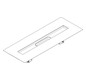hansgrohe uBox universal Installationsset 700 mm, für Duschrinnen Fertigsets