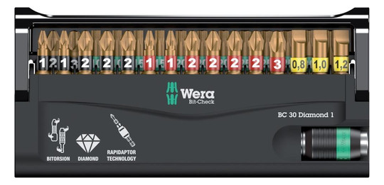 Wera-Bit-Sortiment Bit-Check 30 Diamond 1