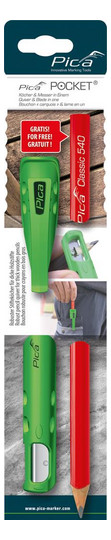 Pica-Stifteköcher-Set Pocket inkl. 2 Zimmermannstiften