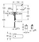 GROHE Infrarot-Waschtisch-Armatur Bau Cosmopolitan E 1/2", mit Mischung, Temperaturbegrenzer, Batteriebetrieb, chrom