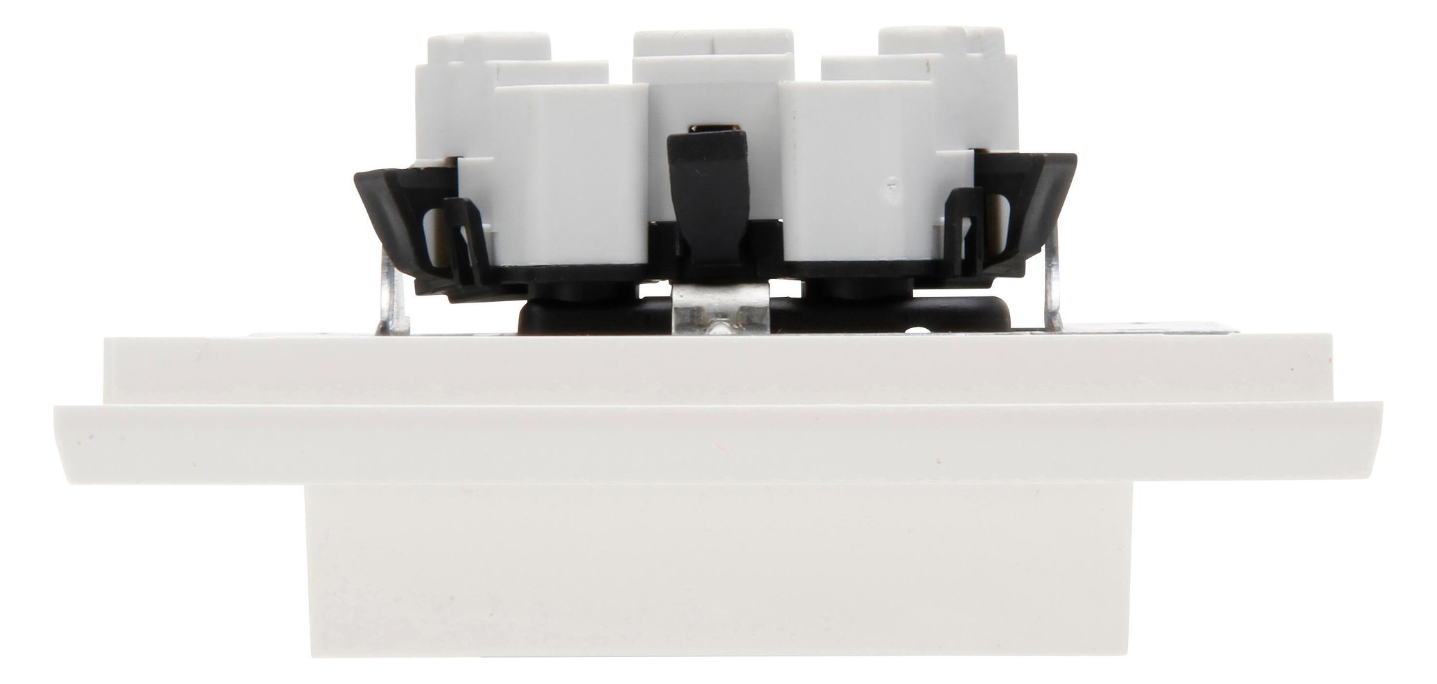 Steckdose 2f rws glz UP IP20