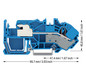 Trennreihenklemme bl Serie 2016 1Etage 0,5-16qmm 76A APL_erf.