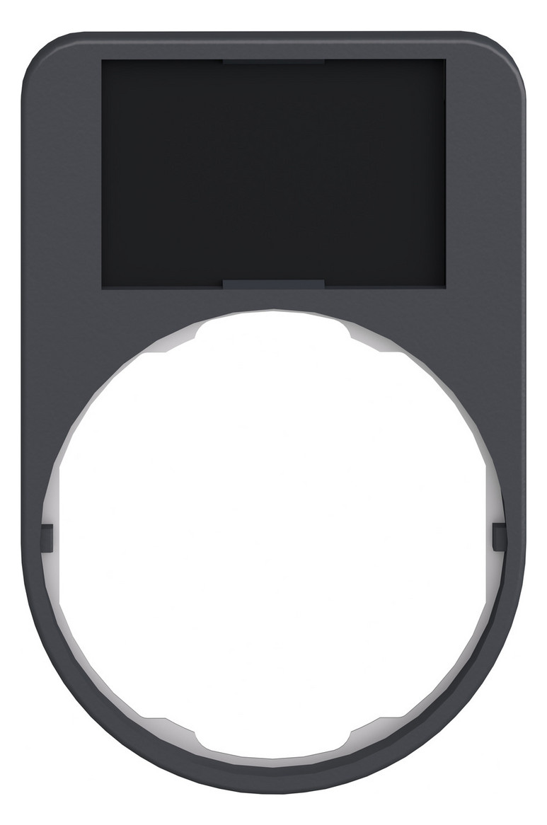 Bezeichnungsschild sw Harmony XB5 30x40mm Bez.Schild