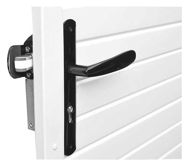 Bild LIGHTLINE KS-Türelement 100 x 180 cm, Fü llung / Rahmen WEISS inkl. Beschläge - n.a.-2