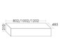 BB Sideboard (USZP08T) Essence, 485x806x310, PG2
