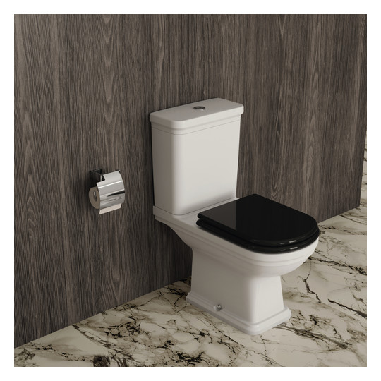 Ideal-Standard WC-Sitz Calla MDF, Scharniere Edelstahl, Softclosing, schwarz