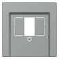 Zentralplatte TAE 2f System M alu Schraubbef