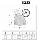 Caleffi Schrägsitz-Druckminderer 1/2" IG, verchromt, 1-6 bar, mit Manometer 0-10 bar