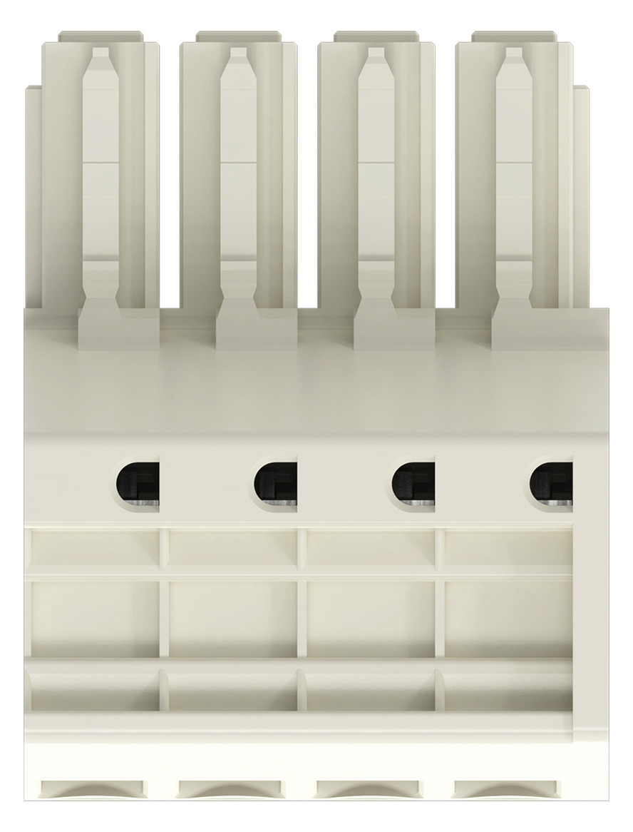 Verbindungsklemme 4p lgr Serie 831 41A 0,5-10qmm Thermopl 7,62mm Federzugans