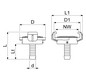 Schlösser Schnellkupplung 3307 DN 10, 3/8", DVGW, mit Tülle, Messing blank