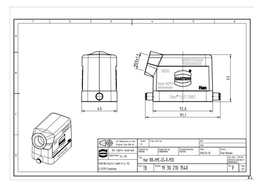 HART Han 10B-HMC-gs-R-M20    19302101540 