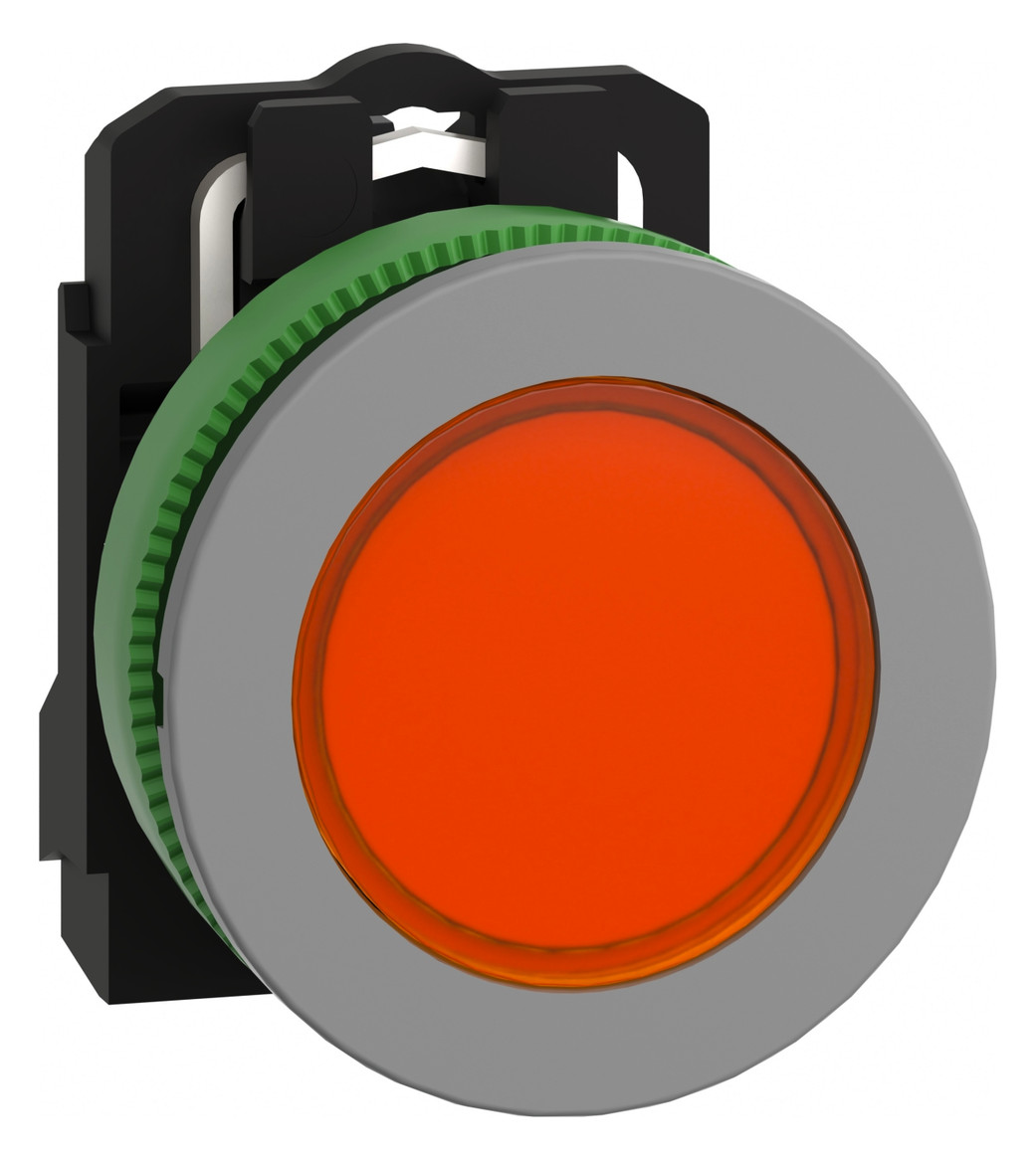 Leuchtmelder komplett 1f LED UC rnd fl Ø30,5mm or IP66