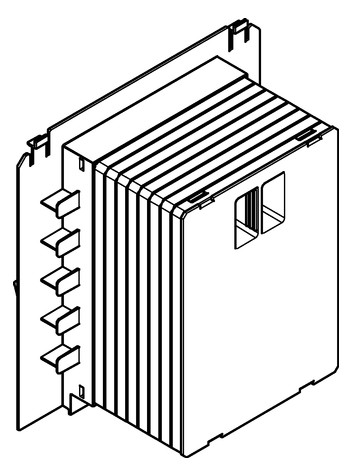 GROHE Revisionsschacht 40911 für Uniset Rapid SL für kleine Abdeckplatten