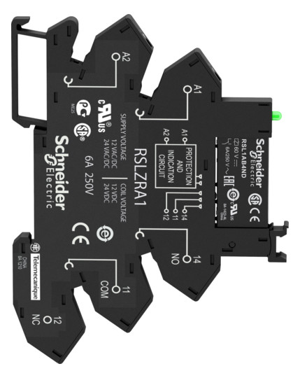 Schaltrelais 1W IP40 6,2x78,6x101mm Federzugans