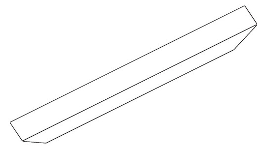 GEZE Abdeckprofil 3M Ol 320 Ev 1  058774 