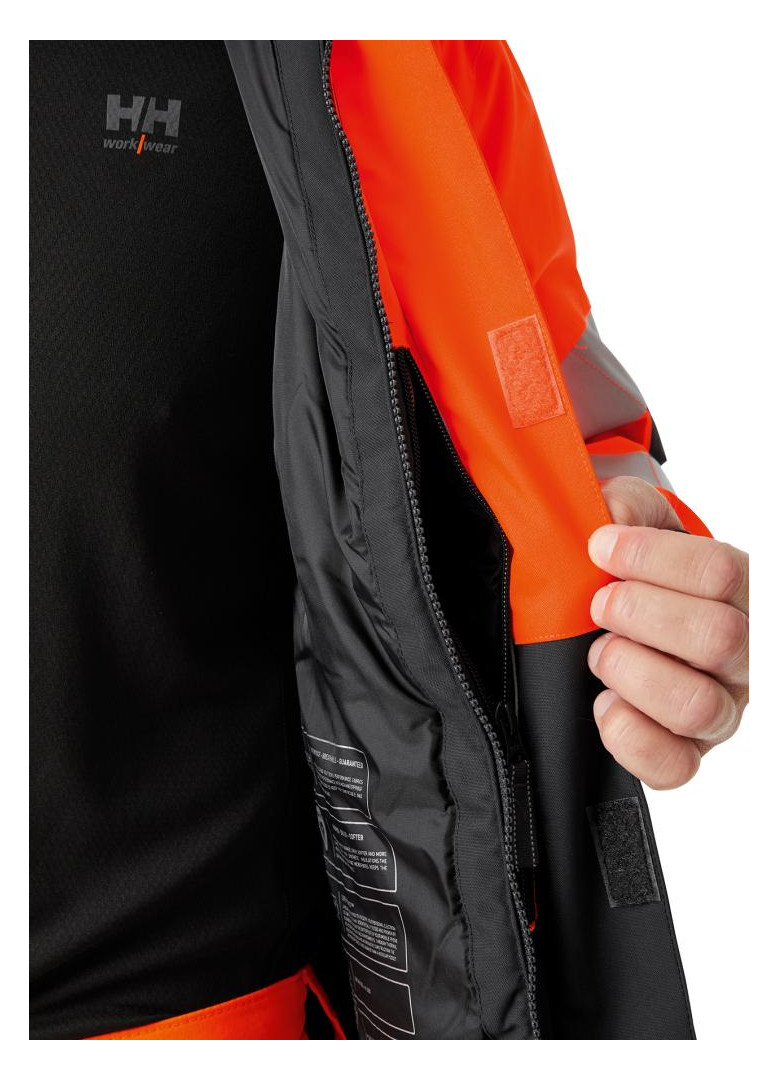 Bild Winterjacke ALNA, warnorange/ebony, Gr. M, Helly Hansen-2