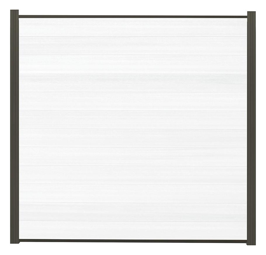 Bild ELSKOP 20x140x1790mm Zaunlamelle WEIß co -extrudiert WPC-Steckzaunsystem - n.a.-2
