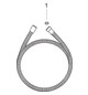hansgrohe Brauseschlauch Metaflex 200 cm, mit Spiralwicklung, chrom