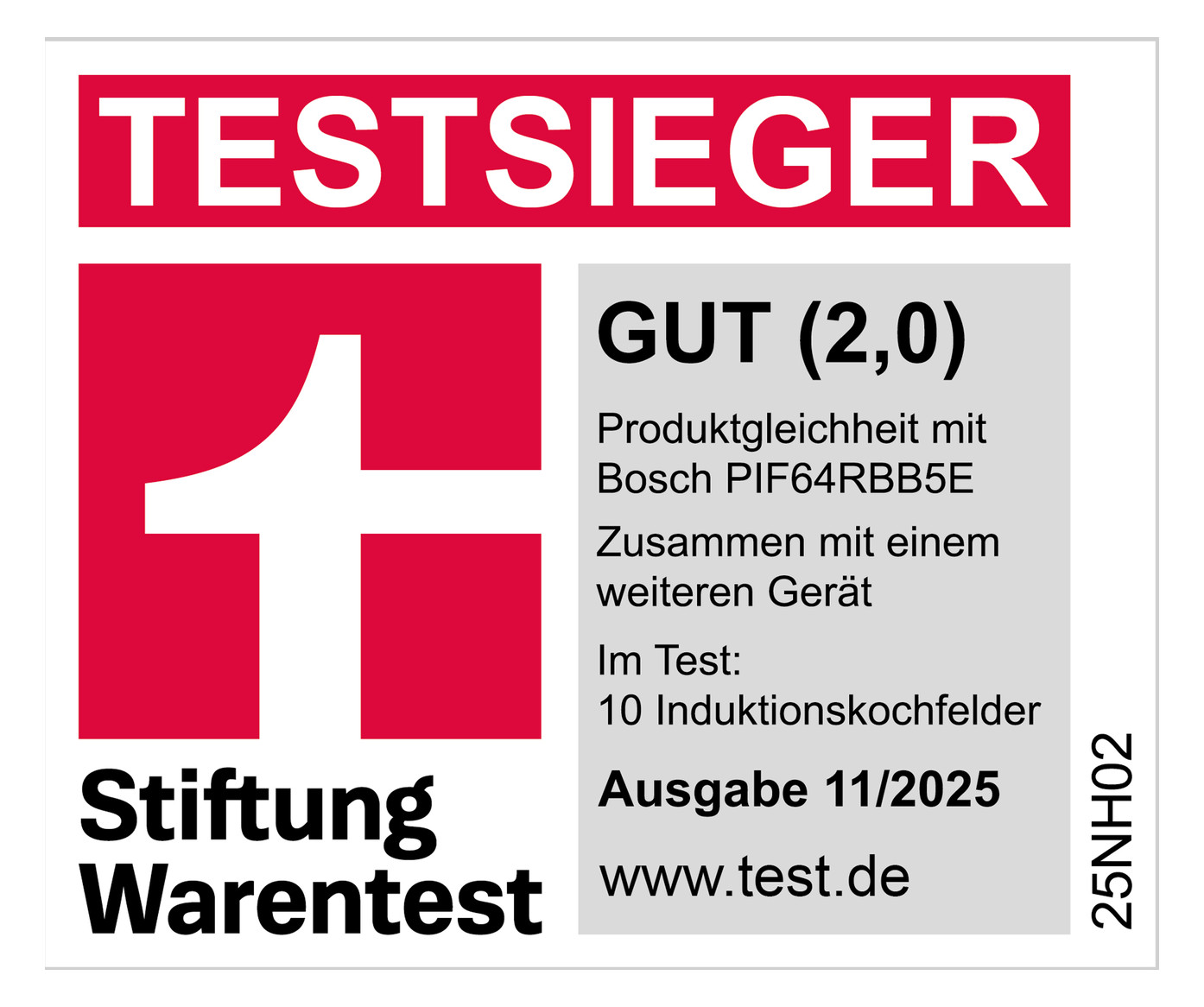 Induktionsfeld autark Bräterz 583x513mm