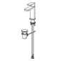 HANSA Waschtisch-Einhebelmischer HANSASTELA Eco mit Ablaufgarnitur, Ausladung 106mm, chrom