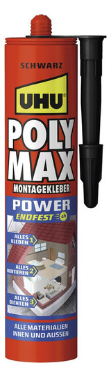 UHU-Dicht-Klebstoff POLY MAX express, schwarz - 425g
