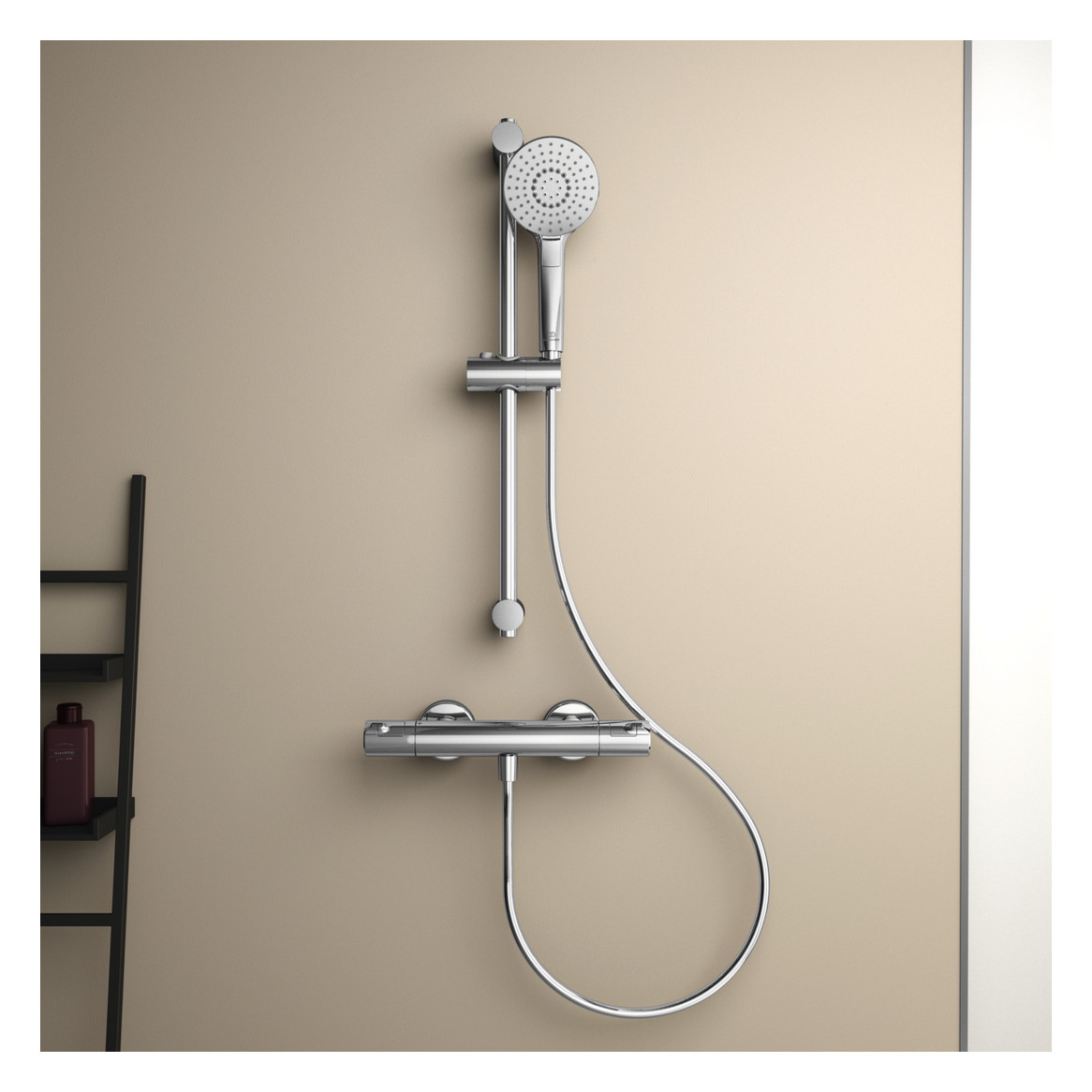 Ideal-Standard Brause-Thermostat Ceratherm T 50 AP, verchromt