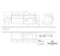 V&B Waschtischunterschrank Collaro 160x54,8x50cm, Waschtisch rechts, LED-Beleuchtung 12W, arizona oak