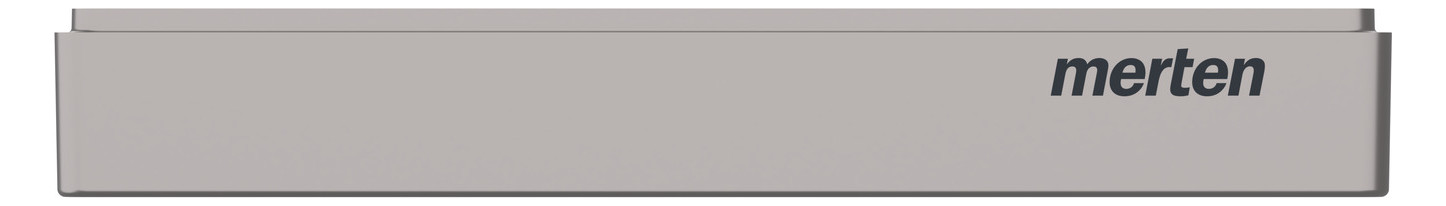 Rahmen 2f ni metallic D-Life Metall Edst f.GEB-K Unterputzmontage