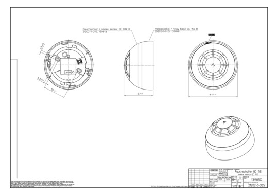 GEZE Temperaturschalter GC 153    170524 