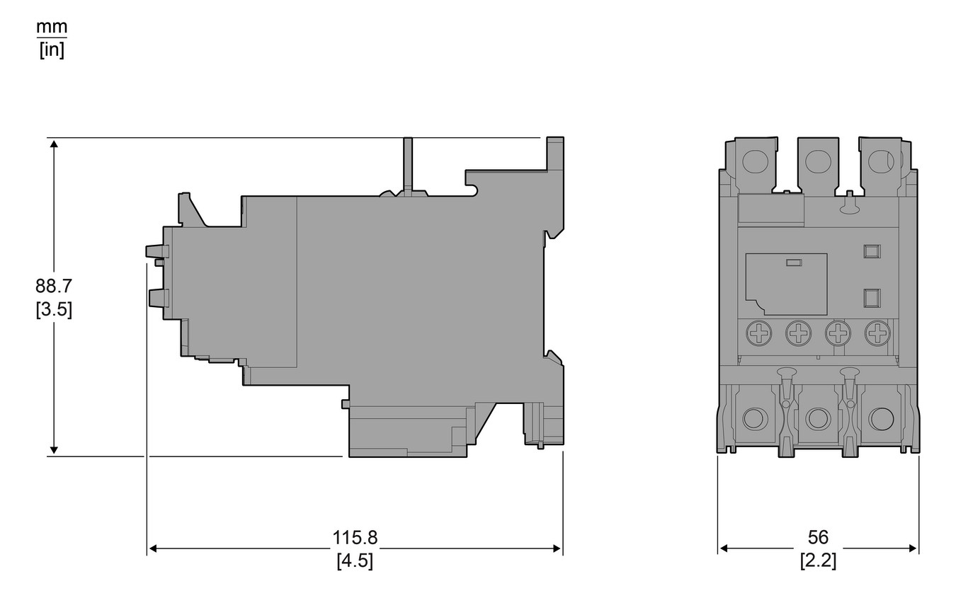 Überlastrelais therm 17-25A 1S/Hilf Direktanb/Einzel 1Ö/Hilf CLASS10 Schraub