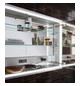 EMCO Unterputz-Lichtspiegelschrank prestige 2 815x666mm, aluminium, breite Tür rechts, ohne lightsystem