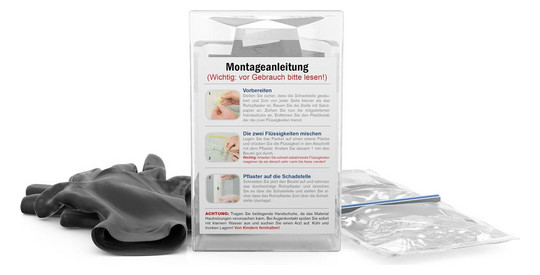 Crassus Rohr-Pflaster CRP 10/15, 100 x 150 mm, 7 bar