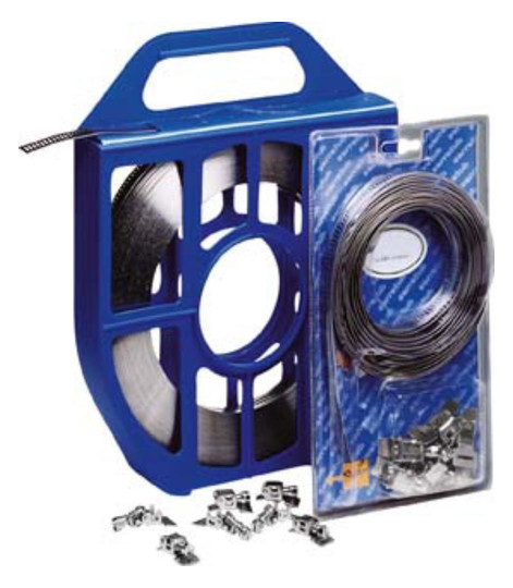 Serratub-Endlosband-KIT - 9mm, 3m Band, 8 Köpfe