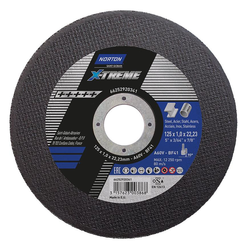 Bild Trennscheibe X-Treme 125x1,0 T41 - Norton-0