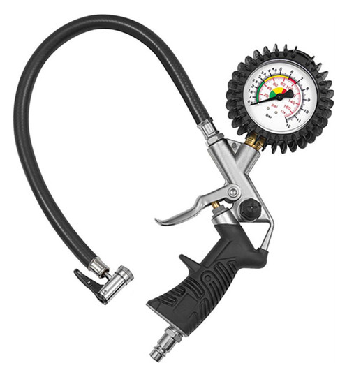 RIEGLER-Hand-Reifenfüllmesser, Pistolenform,...