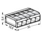 Steckklemme 5f 450V 32A Serie 221 0,14-4qmm m.BetätiHebel f.Massivleiter