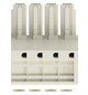 Verbindungsklemme 4p lgr Serie 831 41A 0,5-10qmm Thermopl 7,62mm Federzugans