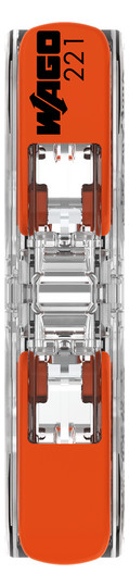 Steckklemme 2f 450V 32A Serie 221 0,2-4qmm m.BetätiHebel f.Massivleiter