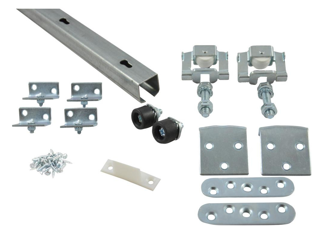 Bild Zimmerschiebetürbeschlag Set 40kg 155cm - n.a.-0