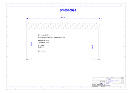 Bachmann Spiralleitung H05VV-F BM0010694 