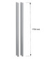 Profil 1800x45x45mm Metall gr RAL7035