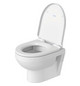 Duravit WC-Sitz No. 1 ohne Absenkautomatik, Scharniere Edelstahl, abnehmbar, weiß