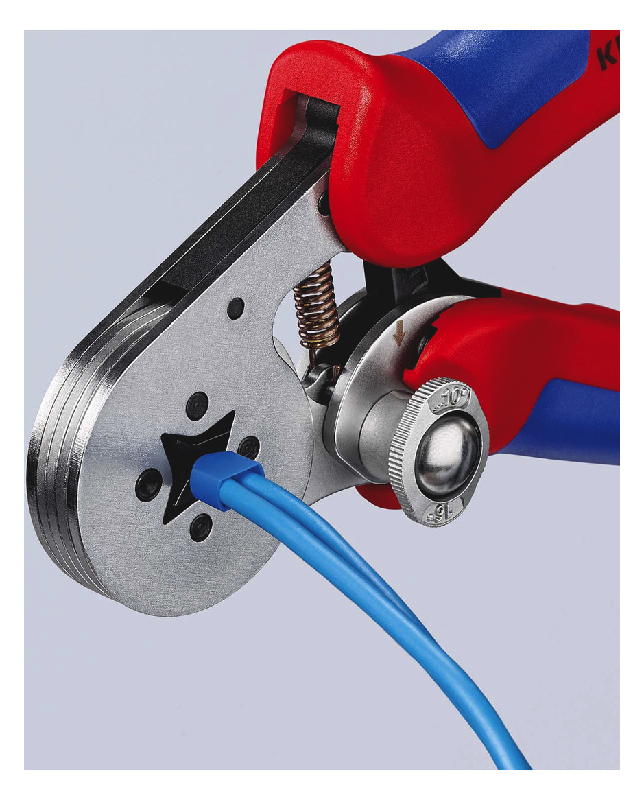 Presszange mech 180mm versch.Eins 0,08-16qmm AWG28-6